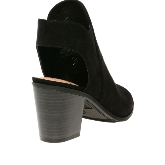 Women's Time And Tru Peep Toe Bootie - Picture 2 of 4